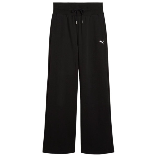 Puma Γυναικείο παντελόνι φόρμας Wardrobe Essentials Relaxed Wide-Leg Sweatpants